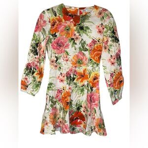 Zara Floral Mini Dress - Multicolor